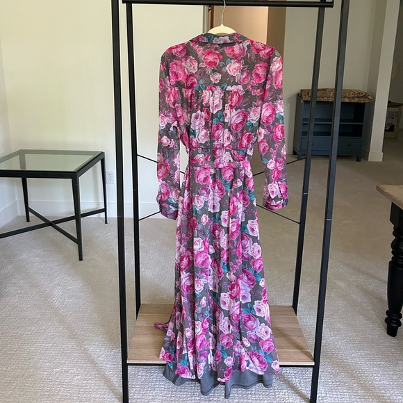 BNWT : Floral Chiffon Torrid Maxi Dress - Picture 3 of 5
